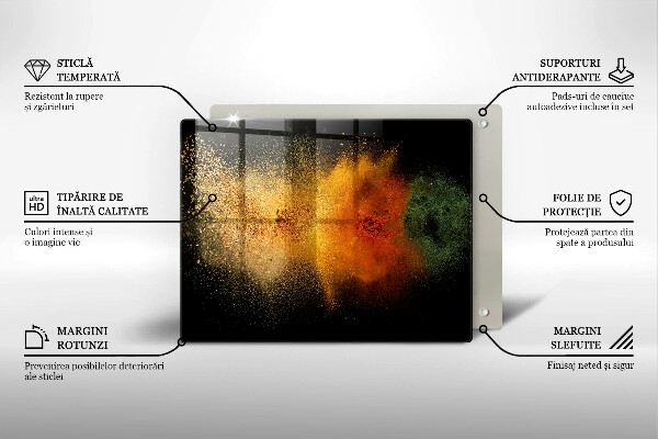 Sklo za sporák Barevné koření