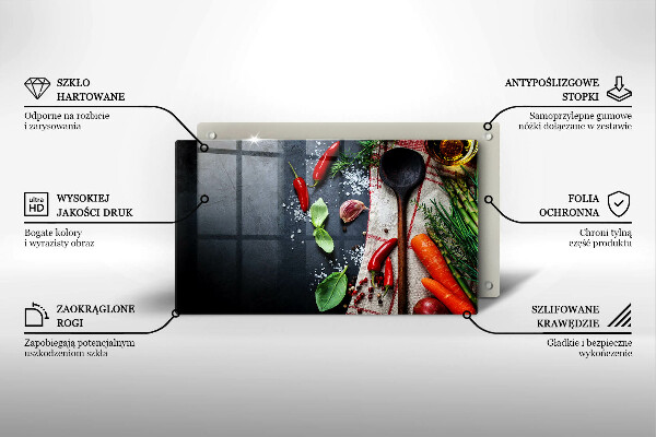 Kryt na varnou desku Kuchyňské jídlo