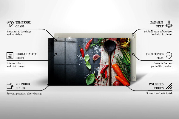 Kryt na varnou desku Kuchyňské jídlo