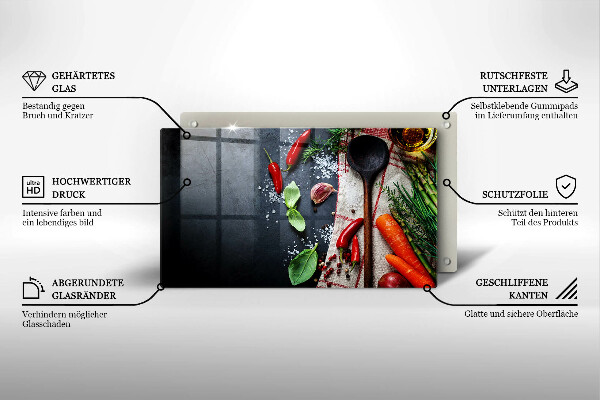 Kryt na varnou desku Kuchyňské jídlo