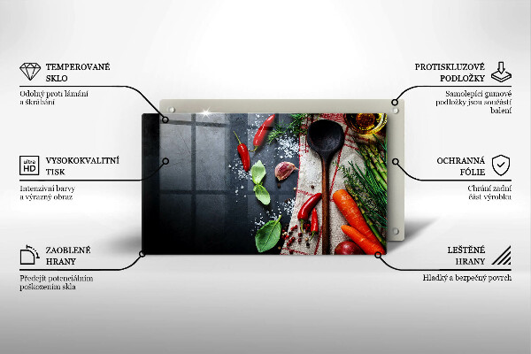Kryt na varnou desku Kuchyňské jídlo