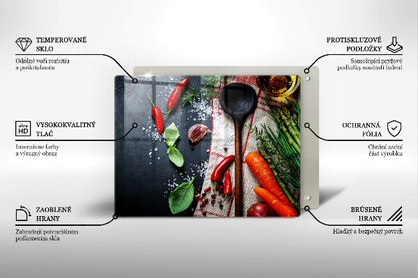Kryt na varnou desku Kuchyňské jídlo