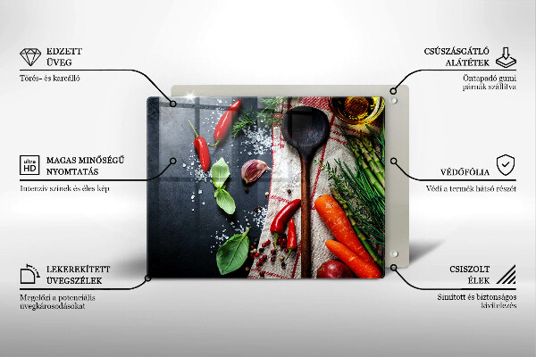 Kryt na varnou desku Kuchyňské jídlo