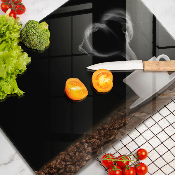 Kryt na varnou desku Srdce šálku kávy