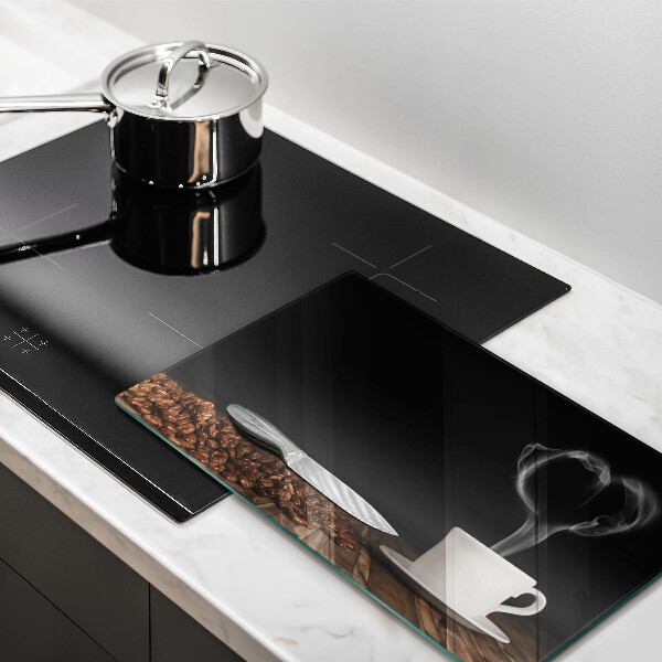 Kryt na varnou desku Srdce šálku kávy