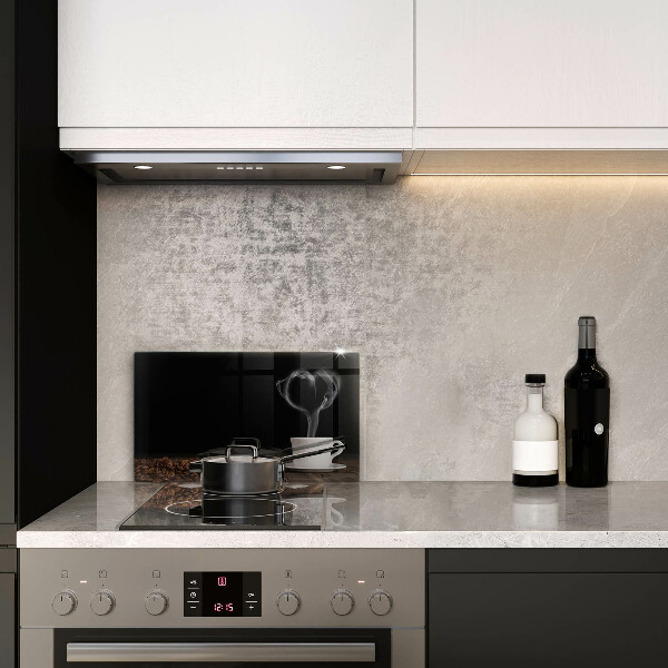 Kryt na varnou desku Srdce šálku kávy