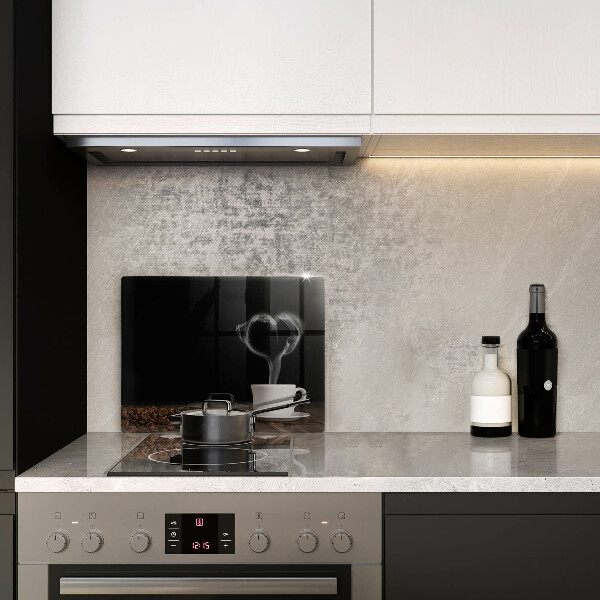 Kryt na varnou desku Srdce šálku kávy