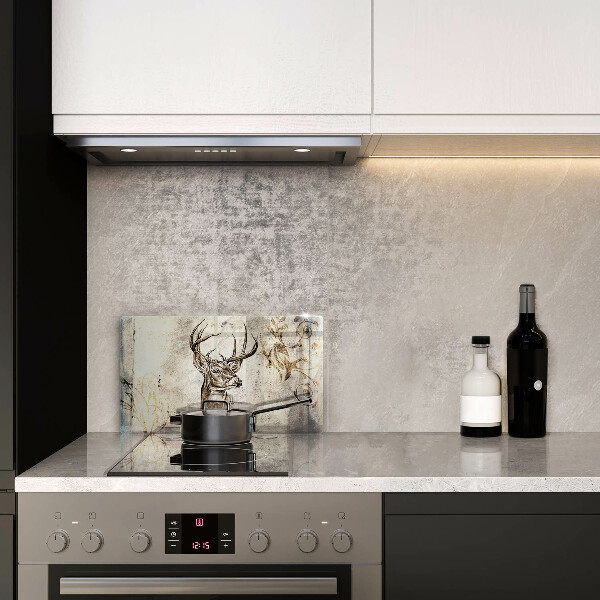 Kryt na varnou desku Ilustrace zvířat jelenů