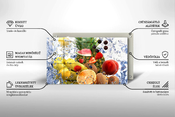 Kryt na varnou desku Šťavnaté ovoce a voda