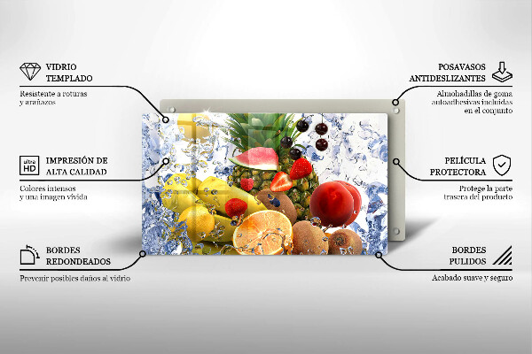 Kryt na varnou desku Šťavnaté ovoce a voda