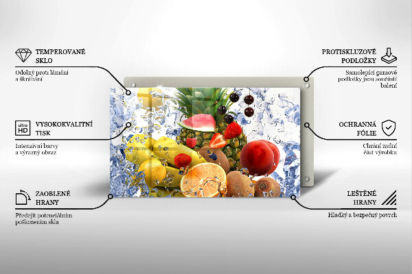 Kryt na varnou desku Šťavnaté ovoce a voda