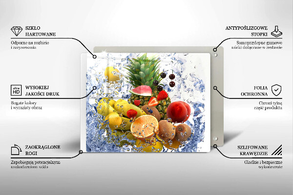 Kryt na varnou desku Šťavnaté ovoce a voda