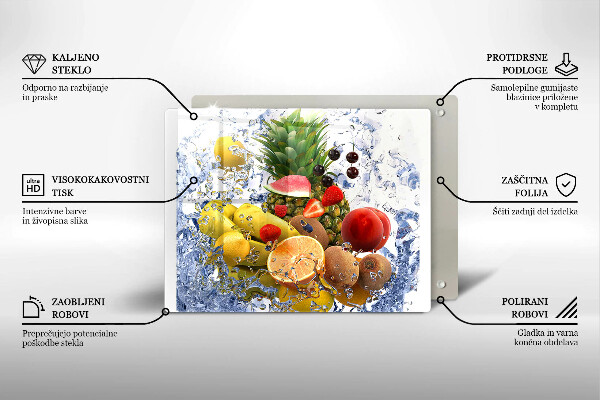 Kryt na varnou desku Šťavnaté ovoce a voda