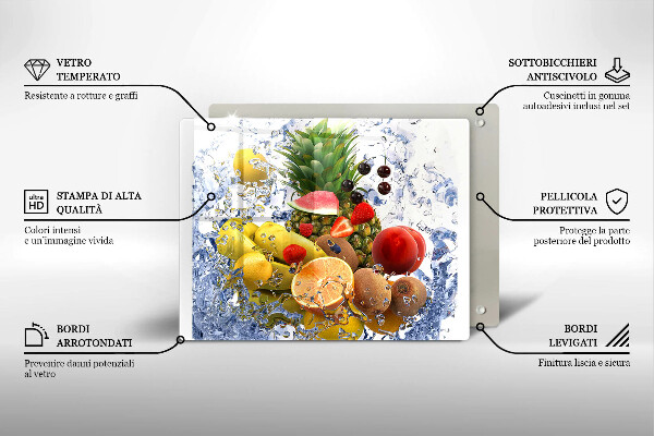 Kryt na varnou desku Šťavnaté ovoce a voda