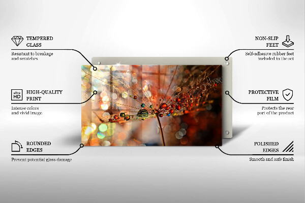 Kryt na varnou desku Mokrá pampeliška