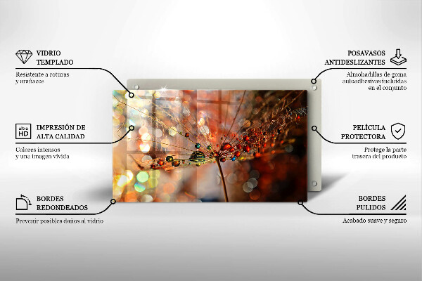 Kryt na varnou desku Mokrá pampeliška