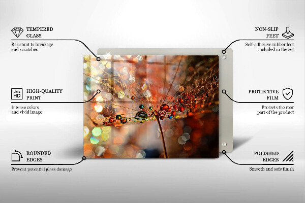 Kryt na varnou desku Mokrá pampeliška