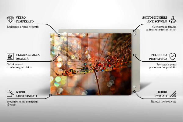 Kryt na varnou desku Mokrá pampeliška