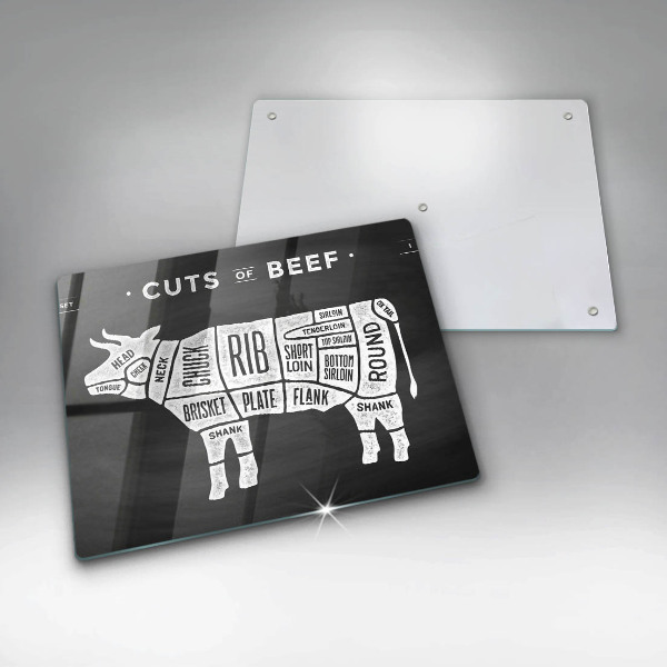 Sklo za sporák Kravské maso hovězí maso