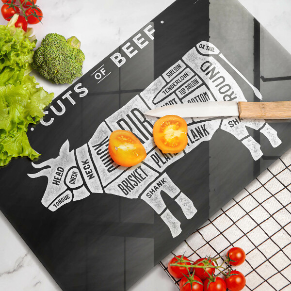 Sklo za sporák Kravské maso hovězí maso