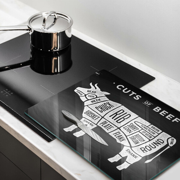 Sklo za sporák Kravské maso hovězí maso