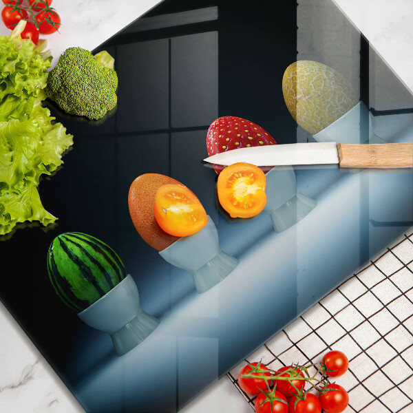 Kryt na varnou desku Abstraktní ovocná vejce