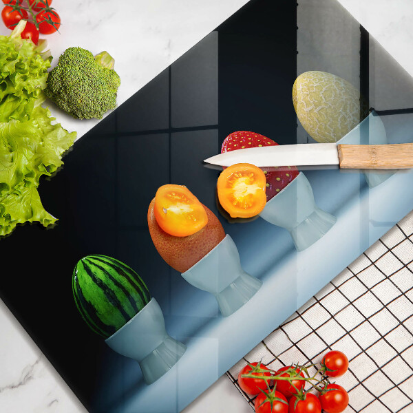 Kryt na varnou desku Abstraktní ovocná vejce