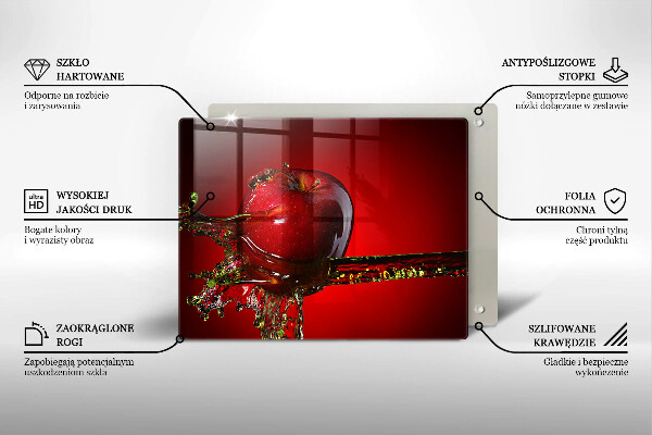 Kryt na varnou desku Apple ovoce ve vodě