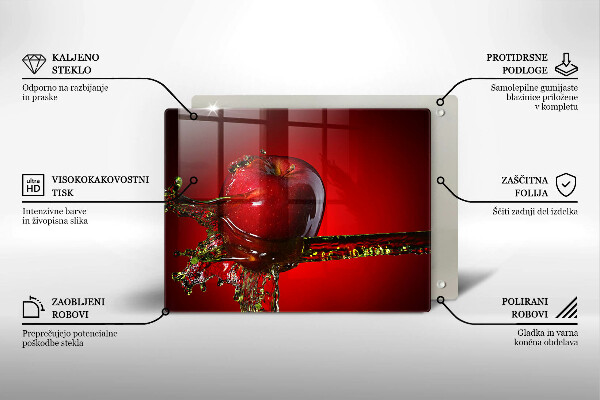 Kryt na varnou desku Apple ovoce ve vodě