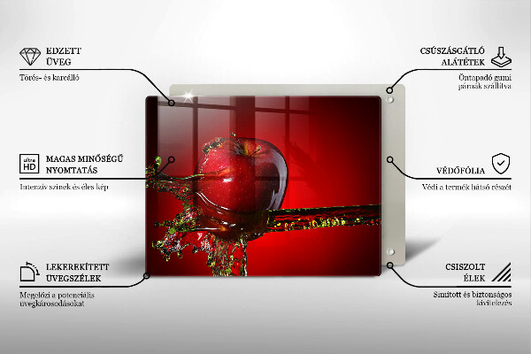 Kryt na varnou desku Apple ovoce ve vodě