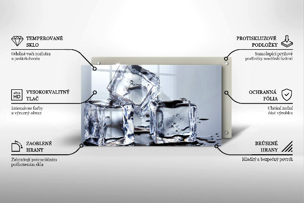 Kryt na varnou desku Ledové kostky