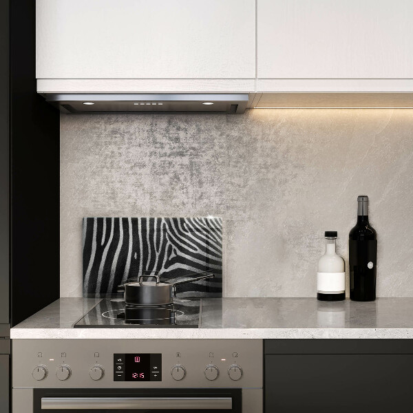 Sklo za sporák Zebrové pruhy