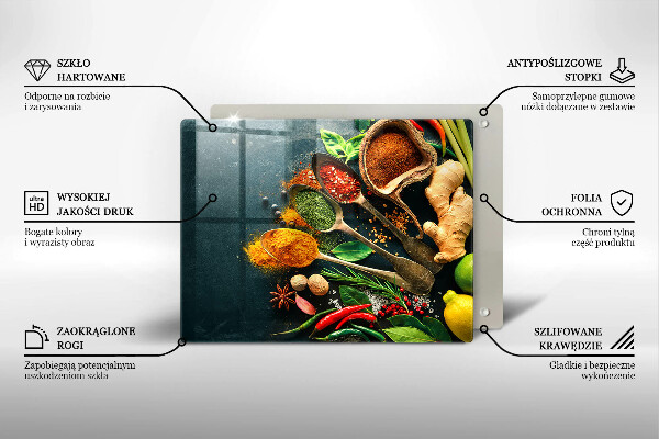 Kryt na varnou desku Kuchyňské lžíce na koření