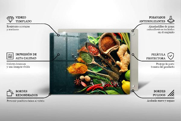 Kryt na varnou desku Kuchyňské lžíce na koření