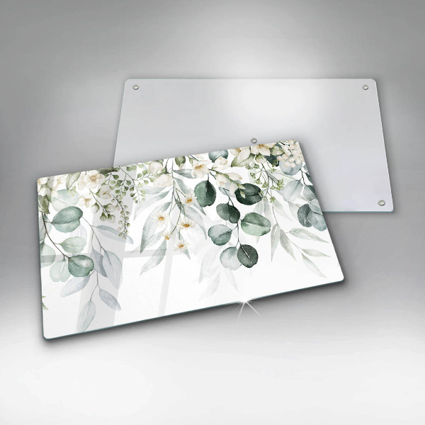 Sklo za sporák Akvarel rostliny