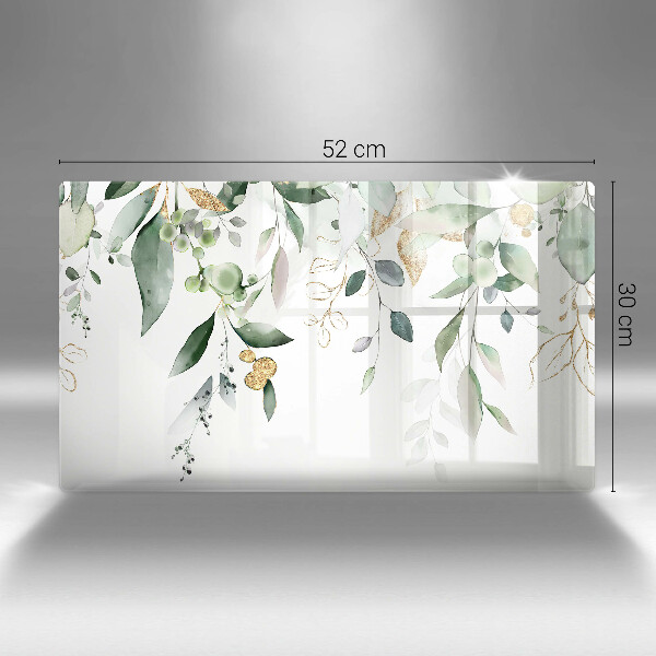 Sklo za sporák Akvarel listy