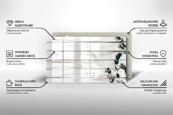 Sklo za sporák Staré desky a listy