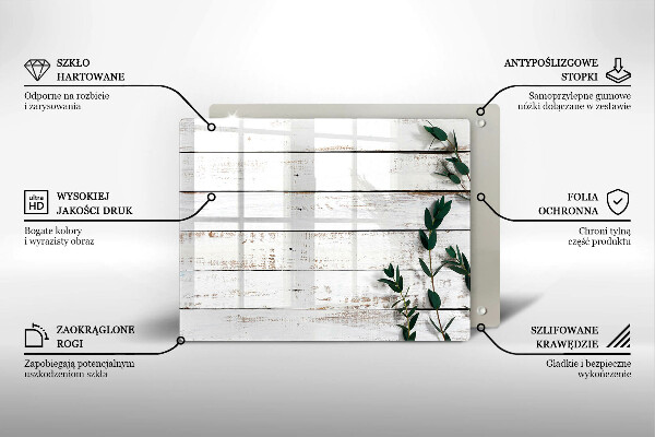 Sklo za sporák Staré desky a listy