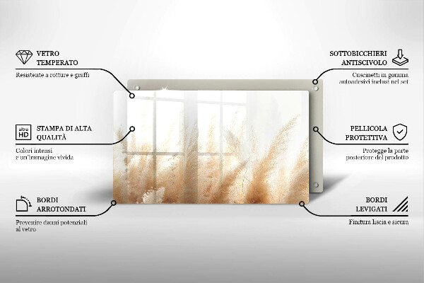 Kryt na varnou desku Pampová tráva