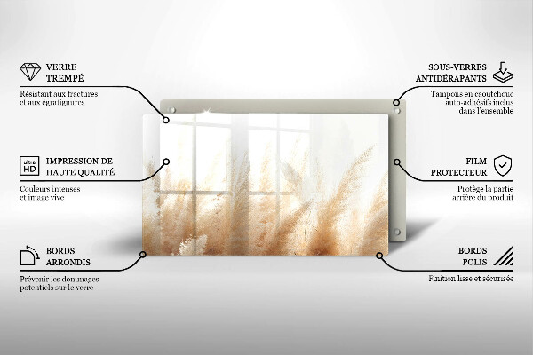 Kryt na varnou desku Pampová tráva