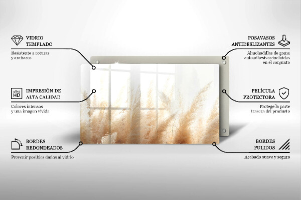 Kryt na varnou desku Pampová tráva