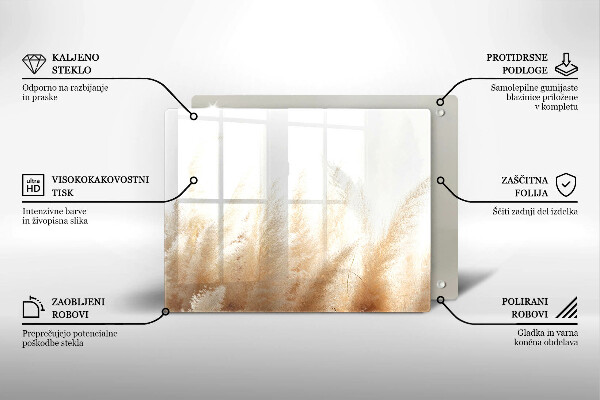 Kryt na varnou desku Pampová tráva