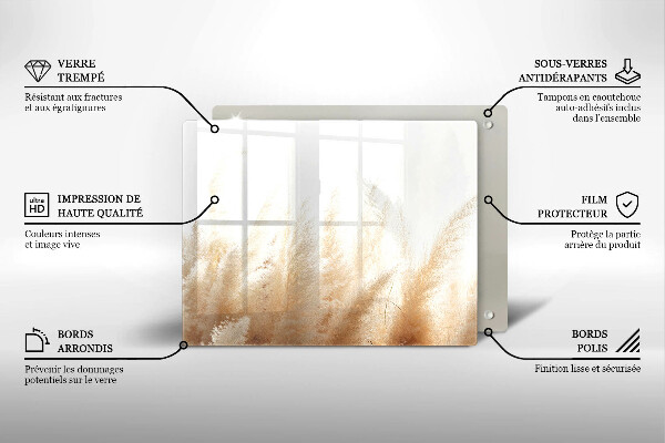 Kryt na varnou desku Pampová tráva