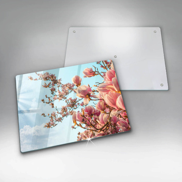 Kryt na varnou desku Růžové květy strom