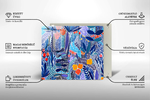 Sklo za varnou desku Malovaná louka