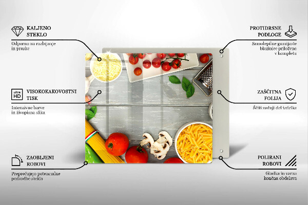 Sklo za varnou desku Kuchyňské jídlo