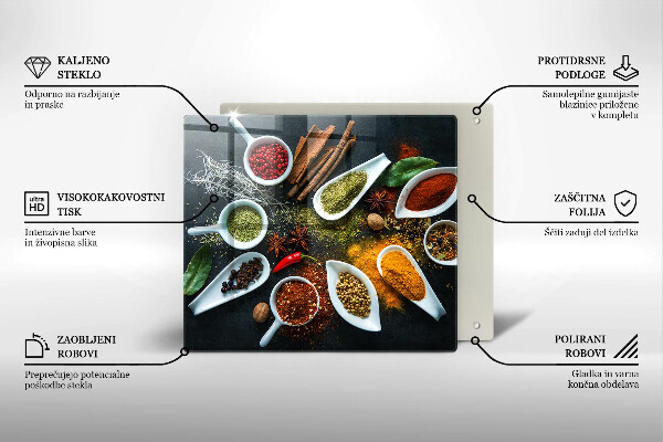 Sklo za varnou desku Kuchyňské koření