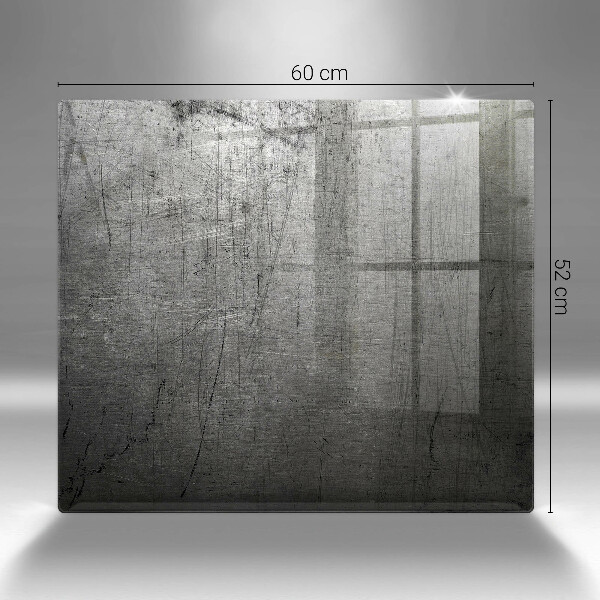 Sklo za varnou desku Kovová textura