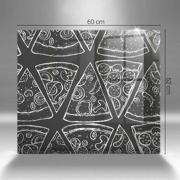 Sklo za varnou desku Pizza ilustrace