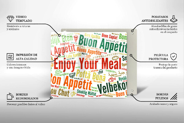 Sklo za varnou desku Titulky jazyky dobré chuti